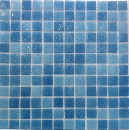 [2.5 Mix Bleu Turquois Moucheté S6156] S6156