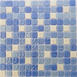 [2.5 Mix Bleu Décor Nacré S5130] S5130
