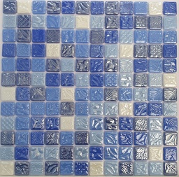 [2.5 Mix Bleu Décor Nacré S5185] S5185
