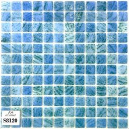 [2.5 Bleu Vert Moucheté S8120] S8120