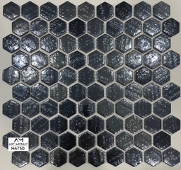 [Hexa 30 Noir Masse Sérigraphie Nacré H4750] H4750